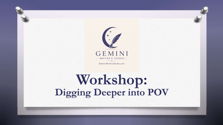 COMING SOON: Digging Deeper into POV